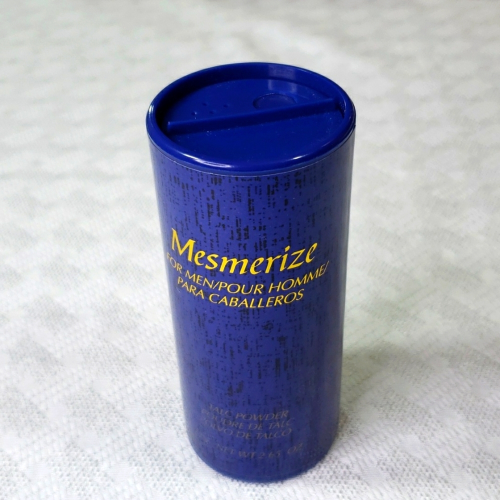 Avon Mesmerize Talc for Men New Discontinued Scent